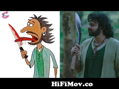 Bahubali 2 Devsena Entry Fight Memes | Funny Art | The BEST of Cartoon Box  | #