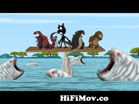 30 Minutes FUNNY of Godzilla & King Kong,SIREN HEAD,BLACK CAT vs BLOOP  |Godzilla Cartoon Compilation from goodzila cartoon Watch Video 