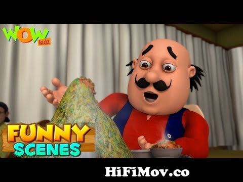 BEST SCENES of MOTU PATLU | FUNNY Cartoons in Hindi | Wow Kidz |  Compilation 14 from motu patlu cartoon very funny low mb video Watch Video  