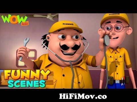 BEST SCENES of MOTU PATLU | FUNNY Cartoons in Hindi | Wow Kidz |  Compilation 41 from motu patlu in hindi funny cartoon Watch Video -  