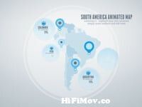 6 included Animated Maps - After Effects Template from video maps Watch  Video 