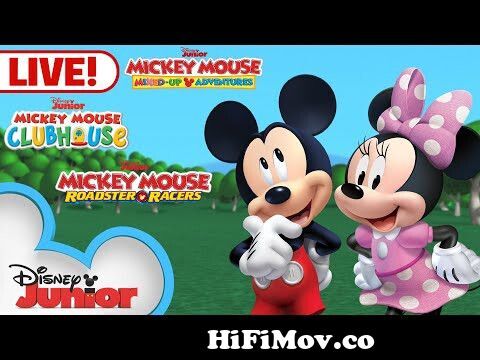 🔴 LIVE! Mickey Mouse Clubhouse + Roadster Racers + Mixed-Up Adventures  Full Episodes | @disneyjunior from la casa de mickey mouse playhouse disney  Watch Video 