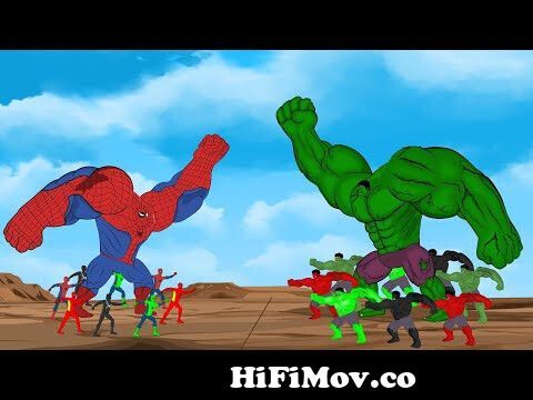 Evolution of Hulk vs Evolution of Spider-Man [2022] | SUPER HEROES MOVIE  ANIMATION from hulk man Watch Video 