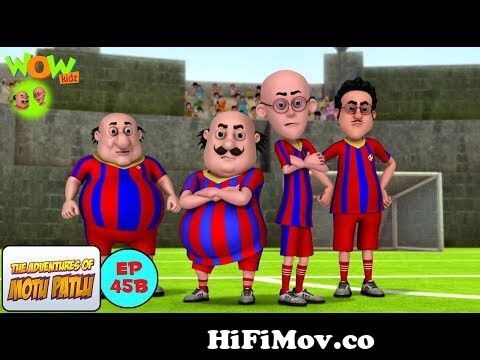 Motu Patlu Cartoons In Hindi | Animated cartoon | Football match | Wow Kidz  from shiva vs motu vs patlu vs ninja hattori vs umaraa epic battle wwe full  hd videoa Watch