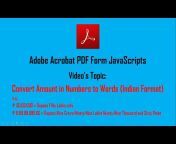 PDF Form JavaScript