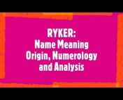 Name Meaning Analysis