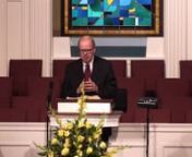 Sunday evening, January 19, 2020 Pastor Glen E. Tropp&#39;s message was