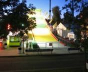 A time-lapse shot of the Giant Slide at the 2010 Minnesota State Fair. This shot covers one day, open to close of the Giant Slide.nnThis shot is raw footage from the upcoming film Midwest Brigadoon by Ochen Kaylan. For more info on the film, visit midwestbrigadoon.com