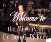 In this important video, Dr. Don G Pickney takes us into the James, Chapter Five, end-times prophecy where we learn that a great wealth conversion is destined by God for the benefit of conducting a great final harvest of souls throughout the earth.This is what Jesus spoke of in Matthew 24, as He said,