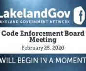 To search for an agenda item use CTRL+F (on PC) or Command+F (on MAC)ntPLAY video and click on the item start time example: ( 00:00:00 )ntntCopy and Paste in browser this Link to related Agenda:nthttp://www.lakelandgov.net/media/11054/20200225-ceb.pdfntntntClick on Read More Now (Below)ntn(00:00:00)tCall to Orderntntntntntntntn(00:07:37)tLCE19-03648, 711 CANDYCE AVntn(00:09:30)tLCE19-01729, 1330 E MEMORIAL BLntn(00:17:40)tLCE19-01818, 2435 NEW TAMPA HYntLCE19-01822, 2435 NEW TAMPA HYntLCE19-0182
