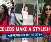 Alia Bhatt, Janhvi Kapoor and Mouni Roy were recently snapped in the city. The B-Town divas looked chic and stylish in their outfits. Check it out.