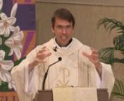 Presider: Fr. Matthew WiddernParish: Holy Name of Jesus, St. ClementI will come to you. In a little while the world will no longer see me, but you will see me, because I live and you will live. On that day you will realize that I am in my father and you are in me and I in you. Whoever has my commandments and observes them is the one who loves me. And whoever loves me will be loved by my father, and I will love him and reveal myself to him.” nnThe gospel of the Lord. Praise to you Lord Jesus