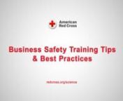 Because anything can happen at any time, it&#39;s important for companies to have a workplace safety plan and a well-trained staff who can help if an accident, cardiac arrest, allergic reaction or other incident occurs. Watch as experts from the American Red Cross talk about what to look for in health and safety training – and offer tips on how to develop health and safety practices in the workplace that empowers your employees to help during times of crisis.nnLearn more:https://www.redcross.org