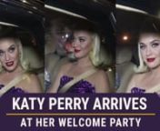 Singer Katy Perry got a warm welcome as she arrived in the city from our Bollywood celebrities as Karan Johar organised a party to welcome the singer. Katy looked stunning in a purple tube dress with a black and golden bottom. She donned red lipstick to go with her outfit. The singer put her hair in a high ponytail for the event. She will be seen with Dua Lipa and some Indian artists at her concert this weekend.