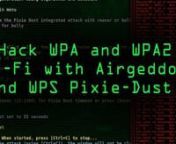 How to Break WPS PINs Using Airgeddon &amp; BullynFull Tutorial: https://nulb.app/x49tgnSubscribe to Null Byte: https://vimeo.com/channels/nullbytenSubscribe to WonderHowTo: https://vimeo.com/wonderhowtonKody&#39;s Twitter: https://twitter.com/KodyKinziennCyber Weapons Lab, Episode 008nnIf you&#39;re squaring up against a WPA or WPA2 network with a strong password, you may feel like you&#39;re at the end of your options if you can&#39;t brute-force or social engineer the password. Fortunately, many routers hav