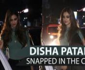 Disha Patani has been recently snapped by the paparazzi as she stepped out after a dinner outing with some of her friends. The Malang actress looked amazing in a green full sleeve top teamed up with a pair of black shorts.