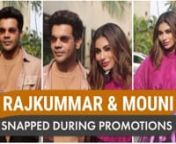 Made in China has been produced by Dinesh Vijan and is directed by Mikhil Musale. The film features Rajkummar Rao and Mouni Roy in lead roles. It is scheduled to be released on October 25, 2019. Rajkummar Rao and Mouni Roy were recently spotted in the city promoting their film. Check out the video and let us know in the comments section what you think about the video.