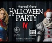 Looking to have a blast this Halloween!? � We&#39;ve partnered with Beyond the Pale Brewing to throw one hell of an epic bash on Saturday, October 26th. �Full details and ticket link below:nnEscape Manor’s 4th epic Halloween Party (sells out every year)n100% of guests dress in costume (&#36;1K in prizes)nHaunted gamified entrance experiencenMagic Mirror Photo booth w/ complimentary souvenir picsnGames room w/ skeeball, pinball, foosball, cornhole &amp; ladder golfnSpeakeasy w/ brewery tours and ex