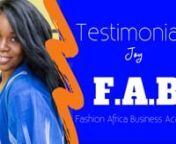 Joy had tried her hand at starting a fashion business in desired in Africa but she needed the support to kickstart her idea. She took part in one of our facebook challenges. She showed up and won a free 121 coaching sessions during which she decided she would sign up for SPARK our online course and then F.A.M our membership club too!nnShe took immediate action and is now building her business to set up in Africa.nnWatch and hear her full story and how taking action can catapult your knowledge an