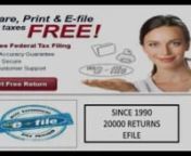 Free Tax Returns Online Why use Turbo Tax or H&amp;R block Http://Freetaxreturns.biz. Free Tax Return Online. Http://freetaxreturns.bizDid you preparer your income tax return online last year? Could not understand how to use the online software. Did not get the refund you were looking for. Looking to Save Money on Taxes This Year? If the answer is yes to any of the questions you are at the right online tax return software.nnIt&#39;s that time of the year again. You know what I&#39;m talking about. It&#39;