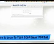 Scoreinc.com shows in this video to their customers how to login to their ScoreWay Portal. At the same time it shows a preview of the ScoreWay Portal to any business interested in finding a software that can manage their flow of clients in a more efficient way.nThe ScoreWay Portal has several features like private label, data segregated, multiple remote office capability, software private label, and much more. Subscribe to our YouTube page and stay up-to-date with all our videos.