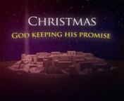 Christmas! God Keeping His Promise - Stan Doland 12 22 13 from doland