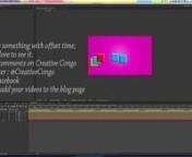 3 techniques for offsetting the time of your animation in After Effects:nnDownload the project file here:http://bit.ly/14bKGAMnnTutorial layout:nnIntro and Basic Setup: 0:00 - 7:30nTechnique 1 - offset comp: 7:30 - 10:30nTechnique 2 - offset expression: 10:30 - 20:15nTechnique 3 - time displacement: 20:15 - endnnWe’d LOVE to see what you make with this. Show us and we’ll include it in the blog!nnAlso, if you have questions or comments, feel free to let me know.nCODE for offset expression:n