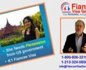 https://www.visacoach.com/how-to-bring-cambodian-fiance-usa/ The K1 Fiance Visa gives your Cambodian Fiancee permission to travel from Cambodia to enter the USA to marry you. Here I describe the process from I129F Petition submission to USCIS through to medical and consulate interview in Phnom Phenh, Cambodia. nFor more info please call 1-800-806-3210 x 702 or visit VisaCoach.comnnTo Schedule your Free Case Evaluation with the Visa Coachnvisit https://www.visacoach.com/schedulenor Call - 1-800-8