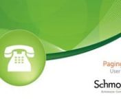 The Paging Pro module lets you create page groups, schedule events for these groups and link them to any outbound routes. nnThis module can be used with most SIP phones that are supported on the PBX, capable of paging or using the intercom function. nnhttp://www.schmoozecom.com/paging-pro.php