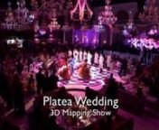 3D Video Mapping executed for ONE of Lebanese most Chique and Exquisite Prime Weddings of 2013, organized and on behalf of Ghada Blanco by Weddings