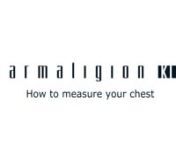 Measure around your chest beneath your armpits and in line with your niples. Ensure the tapemeasure is level all the way around. Keep your arms relaxed at your sides and allow one finger between your chest and the tape measure.