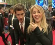 On the red carpet with Surrey-boy Andrew Garfield. His movie - and real life - girlfriend, Emma Stone has a chat too.