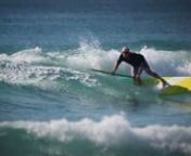 Terrible waves + awesome board = heaps of fun.nBoard: DEEP Oceanboards 7&#39;0