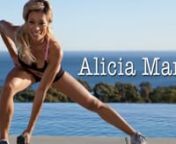 Fitness media reel for health and fitness author and producer, ALICIA MARIE.nnAlicia Marie is the author of The Booty Bible™ - a ‘rear-end’ exercise fit-cyclopedia for women. She is an MTV: Music Television fitness coach, a multi-media fitness personality, as well as an internationally recognized fitness supermodel and celebrity health &amp; diet guru. nnAmassing millions of views on YouTube, Alicia is co-creator of the popular “30-Day Buttlift” video series and DVD. She is the writer