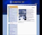 This video presents the sections of the website of an Italian company specialized in accessories for air conditioning. In this video you will see products like air wall brackets, manifold gauges and hvac toolsnnwww.eurotecbt.it/index.asp?lang=uk - Company with seat in Italy tha deals with the supply of products like pvc trunking and instruments for hvac systems.nnEurotec BT SrlnVia dell&#39;artigianato 7/Cn35020 Pernumia PDnTel. +39 0429778401nFax. +39 0429723063ninfo@eurotecbt.it