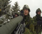 Members of 3rd Battalion, Royal 22e Régiment train for winter weather combat operations in the ChaudieÌre-Appalaches region, in Québec from January 28 to February 5, 2014.nnExercise RAFALE BLANCHE 2014 includes almost 2,500 soldiers and approximately 700 vehicles from 5th Canadian Mechanized Brigade Group (5 CMBG). Exercise participants practice winter survival skills, conduct long range patrolling, navigate in rural and urban settings, secure helicopter landing pads, and complete a parachute