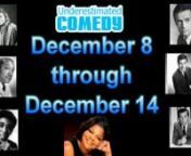 This Week in Comedy History Dec 8 - Dec 14nTHANKS TOnPizza StreetnTLC GamesnMinecraftFail.netnFree Tap LLCnBranson of the North Theatern---------nNotes:nB: December 8nSam Kinison: Samuel Burl
