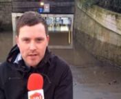 Clyde News looks at flash flooding which hit Glasgow city centre on 9th Jan 2014.
