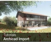 Check out this video for a quick tutorial to learn how to import your Archicad project in Twinmotion, the 3D visualization software.nnTwinmotion is compatible with 3D software Archicad as well as all industry standards, which allows easy integration your workflow.nnTwinmotion generates images, videos and digital models BIM