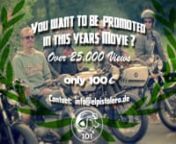 You want to be in the next movie and promote yourself? Write us to info@elpistolero.de for conditions. Shooting time is between 5. - 7. September 2014.nEvery year the wildest bikers meet in Leonberg. Have fun with the amazing documentary from2013&#39; th legendary Glemseck 101. Meet Nina Prinz, Guy Martin, Connor Cummins and many many others!