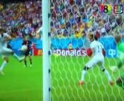 GOAL: #USA 0-1 #GER Thomas Muller finds the far corner after Howard's initial save #USAGER #WorldCup from howard goal save