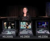 The HS series by Datavideo features Mobile Studios with reliable, professional quality individual components that are cleverly packaged together into compact, portable systems. nnEvery HS Mobile Studio comes with a 17.3” HD Monitor, Switcher, Control Panel, Built in ITC-100 8 Channel Intercom System with tally and communication equipment for 4 camera operators. Whether you have a small or large production, Datavideo has an HS Series Mobile Studio for you. nnnThe HS-2200 is Datavideo’s newest