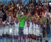 Germany were crowned world champions for the fourth time as Mario Gotze&#39;s extra-time winner beat Argentina in the 2014 World Cup final.nnGotze demonstrated perfect technique and commendable calm to chest down Andre Schurrle&#39;s pass and sweep in a left-foot finish with the prospect of a penalty shootout only seven minutes away.nnArgentina, with skipper Lionel Messi looking subdued despite flashes of his talent, could not respond and Germany claimed their first World Cup since they beat the same op