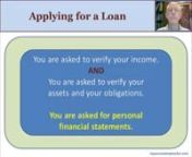 MBA ACCT 02-01 B Applying for a loan from mba
