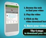 The #1 app on Android to download your favorite video!nDownload our app: http://bit.ly/107y3K2nn★ Top 10 App Media &amp; Videon★ Millions of Videos downloadednnAndroid Video Downloader is the #1 app to download your favorite videos!nn★ ★ ★SATISFACTION GUARANTEED OR REFUNDED ★ ★ ★nnInstructions to download your favorite video:n1/ Use the browser to find your favorite videon2/ Click on a video linkn3/ When the menu appears, select AVDn4/ You are done!nnNow with Flash Video Suppor