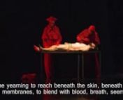 In this production perform contemporary dancers with and without disabilities. The performance deconstruct the body-matrix that are set as standard, and that standard has become