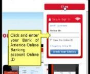 This video aims to help Bank of America clients with their online banking experience.