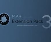 MARI Extension Pack is a collection of more than 110 Feature Additions and Improvements for MARI by the Foundry.nnRELEASE NOTES: http://bit.ly/1SIRyyVnDOWNLOAD: http://www.MariExtensionPack.org