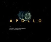A short film by rivenordnnEarly in October 2015, Nasa released over 8’400 hd images from the Apollo program with never before seen images to the public. Taken at the time with Hasselblad cameras by the astronauts themselves and recently uploaded on Flickr, the release inspired enthusiasts all over the world.nnWe felt inspired and wanted to do something about it. So we created a short movie; an artistic interpretation of an Apollo journey using photographs from different apollo missions. We wan