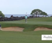 17th hole - par 3, 126-164 yardsnnCarved from oceanfront fields of black lava, the Jack Nicklaus Signature Huālalai Golf Course is truly a-one-of-a kind stunner, exclusive to Four Seasons guests and Huālalai homeowners. Nicklaus’ trademark is a jaw-dropping oceanfront finish, and at Huālalai, the signature hole is a new twist on the “island” hole—a green surrounded by black lava and sand, framed by the Pacific behind. It’s a great example of Jack Nicklaus’ core philosophy for the